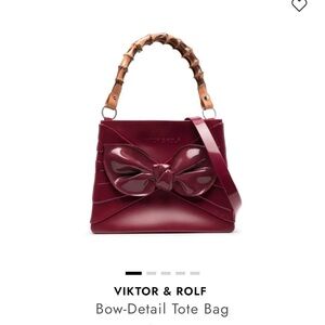 Viktor & Rolf bow detail tote bag